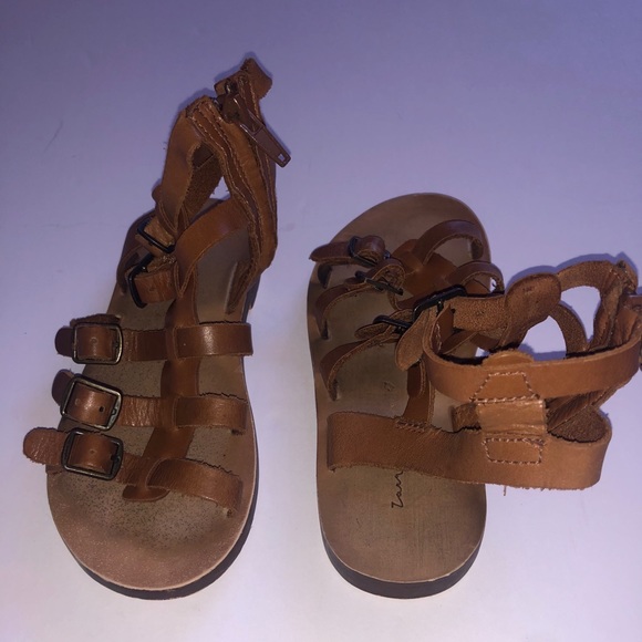 ZARA Gladiator Girls Leather Sandal - Picture 3 of 4